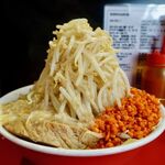 千里眼 - ラーメン（普通）　780円
      野菜マシ・ニンニク・アブラ・ショウガ・辛揚げ