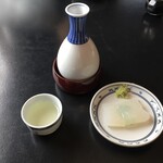 Shinkawa En - 石川県の酒 "菊姫" ぬる燗