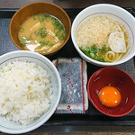 なか卯 - こだわり卵定食￥250+はいから小￥200(税込)