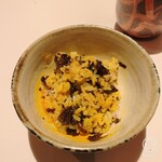 マルゴット エ バッチャーレ - トリュフがけ卵かけご飯混ぜた後