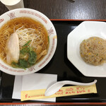 つるつる - 中華そばセット。