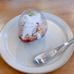 ビストロ コパン - 2020.3.21 桜のアイスとホワイトチョコのムースと赤ワインソース