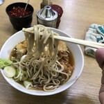 一由そば - 太蕎麦と比較してみて