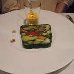 レザンファン ギャテ - 契約農家より取り寄せた、２０種類の野菜だけのテリーヌ・プレッセ