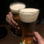 ロイヤル響 - 二次会、ビールで乾杯