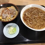 Edo Soba Magokichi - ミニカツ丼セット