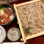 蕎麦蔵　結 - 【ランチ】ミニ鉄火丼セット　（¥900）