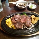大井町銭場精肉店 - カットステーキランチ（レギュラーサイズ）