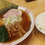 三十六番 - ②支那そば＋半ライス=600円