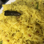 コチン ニヴァース - レモンライス接写。コレは外観＆内観同様の爽やかさ。しかもかなり爽やか。だからこそマトンペッパーマサラとの組み合わせは最強。