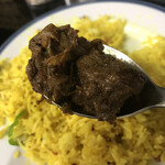 コチン ニヴァース - マトンペッパーマサラ。具材の野菜の火入れも抜群に良くて…。美味すぎる！笑