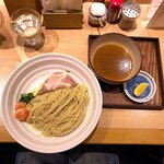 塩そば まえだ - えびのつけそば1.5玉