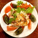 大衆中遊華食堂 八戒 - 蒸し鶏とピータン 4人前