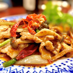 大衆中遊華食堂 八戒 - 豚肉と厚揚げの麻辣煮込み 4人前