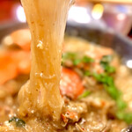 大衆中遊華食堂 八戒 - 渡蟹の春雨炒め リフト