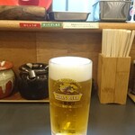 Ibaraki Tonkotsu Tonkotsuya Takana - 生ビール