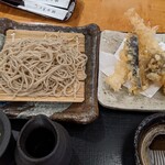 国分寺そば - 天せいろ（大盛り）