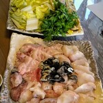 ご馳走 青柳 - どぶ汁の具材