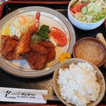 やじろべい - ミックスフライ+コース
