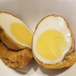 麺屋 六感堂 - ホヤ玉子トッピング
