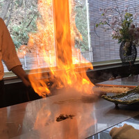 ステーキ円山 - フィレ肉フランベ