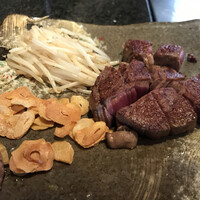 ステーキ円山 - フィレ肉焼き上がり