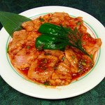 焼肉游園 - ホルモン（850円）