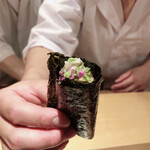 銀座 しのはら - マグロとベッタラ漬け