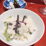 銀座 しのはら - 山菜ごはん