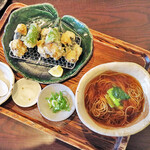 ながや - かき天そば