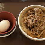 Sukiya - 牛丼＋生卵