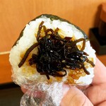 大阪だしのうどん屋 ひろひろ - おにぎり昆布