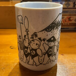 Komasasushi - 可愛い絵の湯飲み茶碗