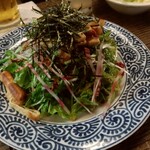 Toriichidai - 水菜と油揚げのさっぱりサラダ（680円）