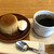 Cafe MUJI - 本和香糖の焼きプリンとブレンドコーヒーで600円