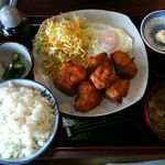 ちゃんこ部屋 太五郎 - 鶏のからあげ定食