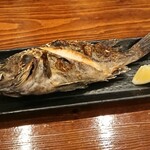 しば - チヌ……のような黒メバル塩焼き