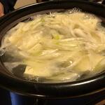 酒肴 新屋敷 - 新屋敷新年会　湯豆腐