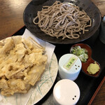 一膳 - ゴボウ天そば（田舎）850円