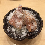 焼鳥 谷口 - お造り（肝）