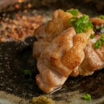 Yamatodori chicken, thigh, yuzu pepper