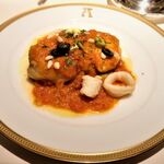 アピシウス - アンコウのオッソブッコとイカのフリット