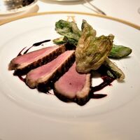 アピシウス - 鴨胸肉のフュメと野菜のベニエ
