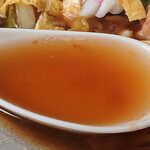 茶楼 - 茶楼 ＠東葛西 広東メン 肉野菜炒めの出汁が効いた優しい醤油味