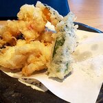 Hokkaido Gourmet Dining 北海道 - 寿司天ぷら御膳（天ぷらアップ）（2020.2）