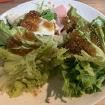 Kurosu Nouka No Shokutaku - 湯葉のサラダとハムのサラダ
