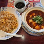 バーミヤン - コク旨マーボー豆腐＋チャーハンセット