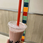 果実工房ぴゅあ - タピオカいちごミルク@540円