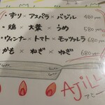 トリワイン ＰＩＫＯＳＨＨＨＵ - アヒージョメニュー