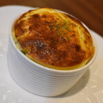 ワインバー バッカス - 新じゃがと空豆のスフォルマート（６５０円）２０２０年３月